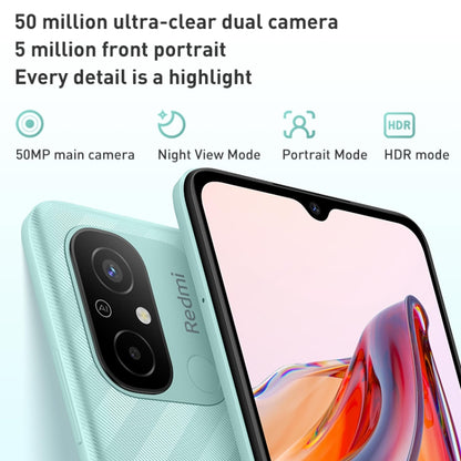 Xiaomi Redmi 12C, 50MP Camera, 6GB+128GB, 5000mAh Battery, Face Identification, 6.71 inch MIUI 13 MediaTek Helio G85 Octa Core up to 2.0GHz, Network: 4G, Dual SIM, Not Support Google Play(Violet) - Xiaomi Redmi by Xiaomi | Online Shopping South Africa | PMC Jewellery