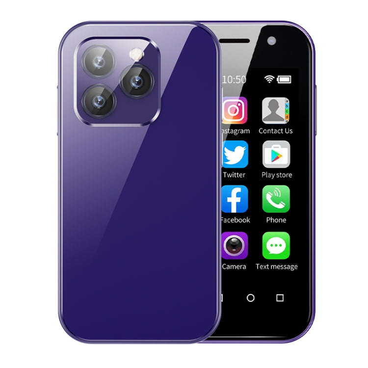 SOYES 14 Pro, 3GB+32GB, Face Recognition, 3.0 inch Android 9.0 MTK6739CW Quad Core up to 1.28GHz, OTG, Network: 4G, Dual SIM, Support Google Play (Purple) - SOYES by SOYES | Online Shopping South Africa | PMC TechLife