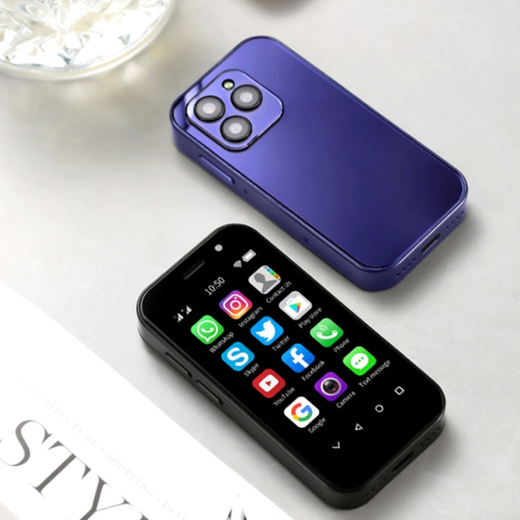 SOYES 14 Pro, 3GB+64GB, Face Recognition, 3.0 inch Android 9.0 MTK6739CW Quad Core up to 1.28GHz, OTG, Network: 4G, Dual SIM, Support Google Play(Purple) - SOYES by SOYES | Online Shopping South Africa | PMC Jewellery