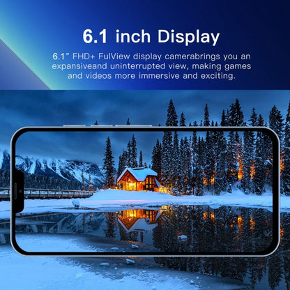 i13 ProMax, 1GB+8GB, 6.1 inch Drop Notch Screen, Face Identification, Android 6.0 MTK6580P Quad Core, Network: 3G, Dual SIM(White) -  by PMC Jewellery | Online Shopping South Africa | PMC Jewellery | Buy Now Pay Later Mobicred