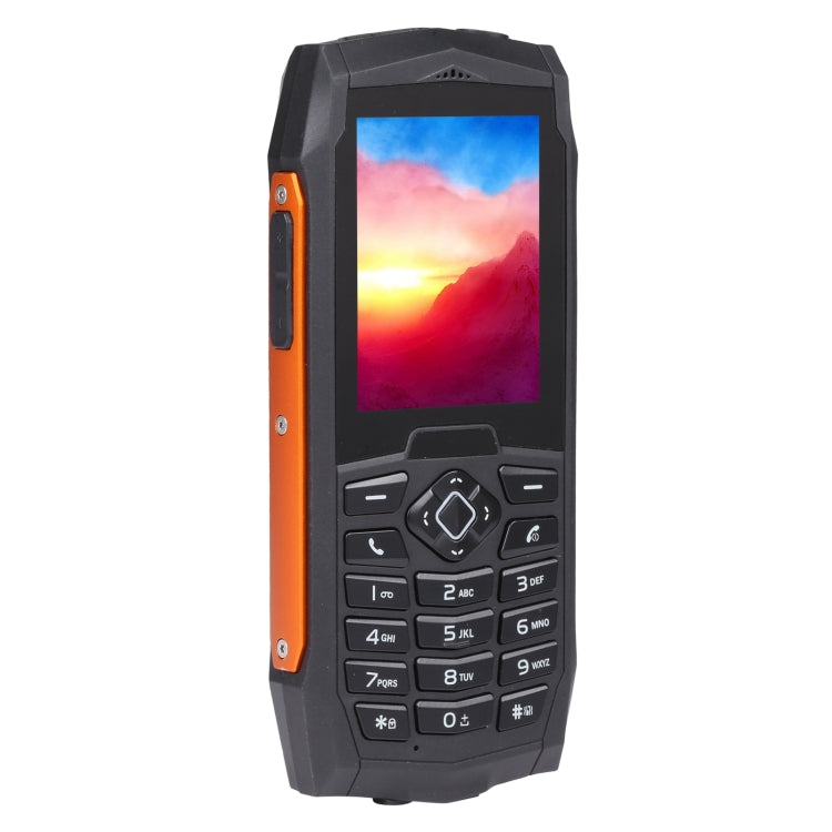 Rugtel R1D Rugged Phone, IP68 Waterproof Dustproof Shockproof, 2.4 inch, MTK6261D, 2000mAh Battery, Loud Box Speaker, FM, Network: 2G, Dual SIM(Orange) - Others by Rugtel | Online Shopping South Africa | PMC Jewellery