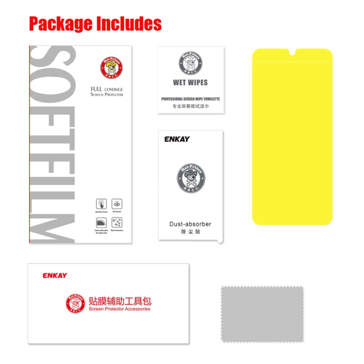 ENKAY Hat-Prince 0.1mm 3D Full Screen Protector Explosion-proof Hydrogel Film for Huawei P30 Lite - free shipping - PMC TechLife - Order now!