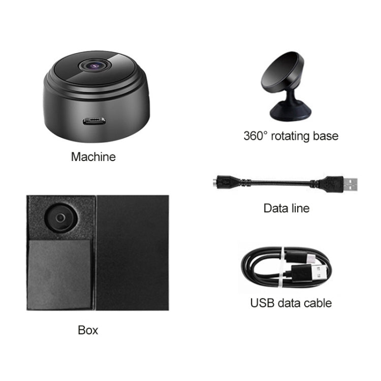 A9 1080P Wifi Wireless Network Camera Wide-angle Recorder(Black) - Mini Camera by PMC Jewellery | Online Shopping South Africa | PMC Jewellery