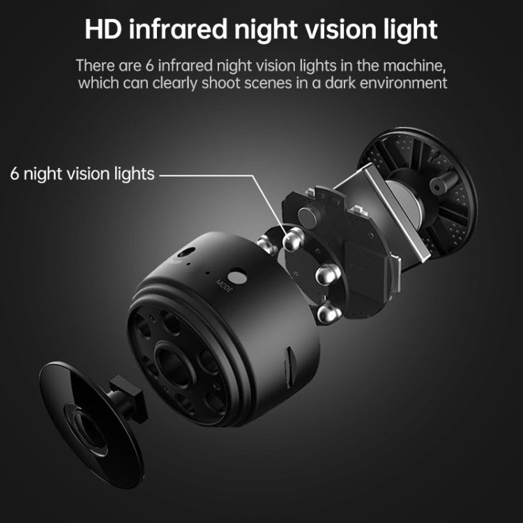 A9 1080P Wifi Wireless Network Camera Wide-angle Recorder(Black) - free shipping - PMC TechLife - Order now!