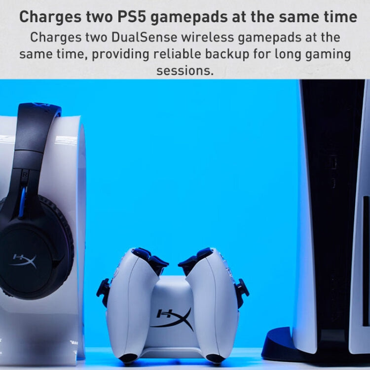 Kingston HyperX Gemini PS5 Handle Charging Base (White) - free shipping - PMC TechLife - Order now!