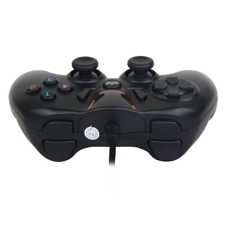 Wired Game Controller Gamepad Handle for PS3 / Compute(Black) - Gamepads by PMC TechLife | Online Shopping South Africa | PMC TechLife
