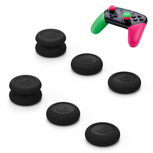 Left + Right Gamepad Rocker Cap Button Cover for NS Pro / PS4(Black) - Cases by PMC Jewellery | Online Shopping South Africa | PMC Jewellery