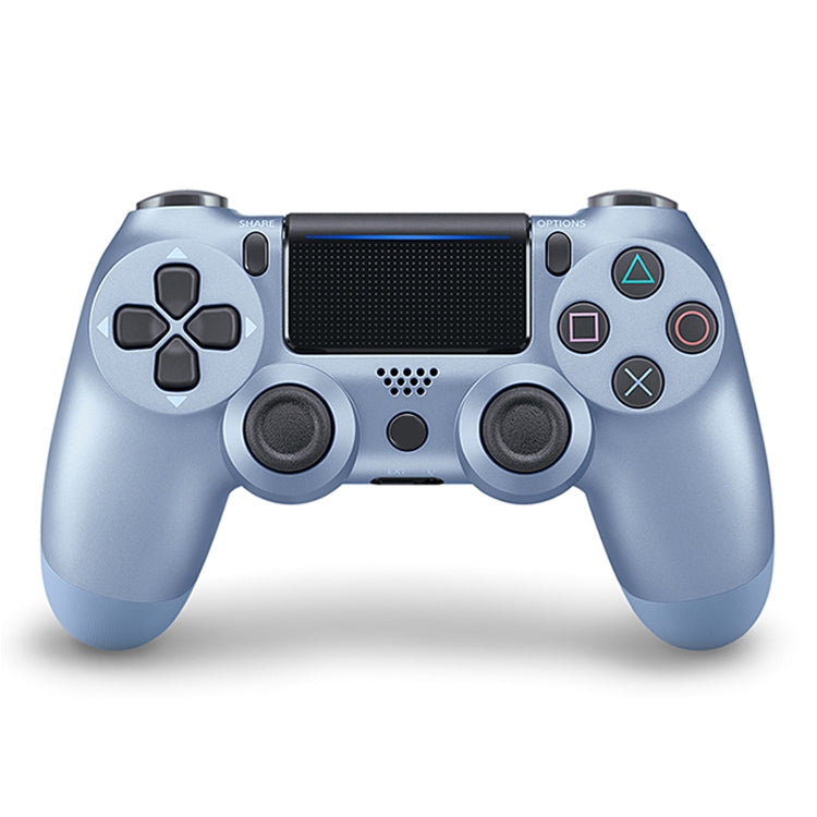 For PS4 Wireless Bluetooth Game Controller Gamepad with Light, EU Version(Blue) - Gamepads by PMC Jewellery | Online Shopping South Africa | PMC Jewellery