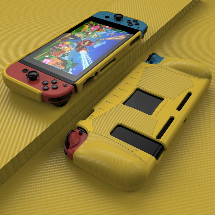 TPU Soft Protective Shell Drop Resistance for Nintendo Switch(Yellow) - Cases by PMC TechLife | Online Shopping South Africa | PMC TechLife