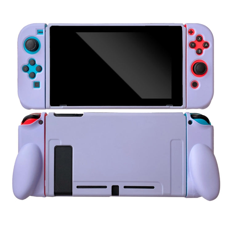 For Nintendo Switch Pure Color Shockproof TPU Case(Purple) - Cases by PMC Jewellery | Online Shopping South Africa | PMC Jewellery