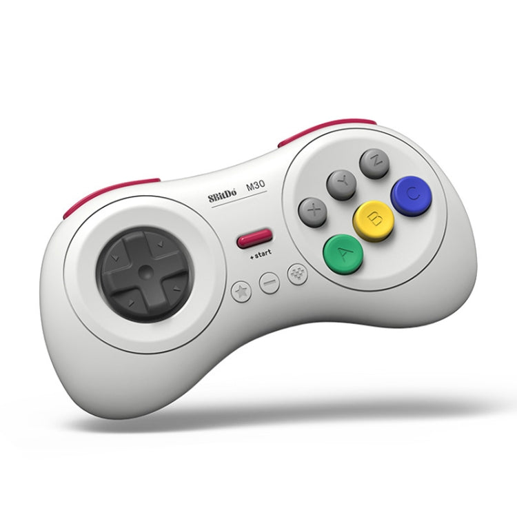 8BitDo M30 Bluetooth Gamepad for Nintendo Switch, Mac OS, Android, Steam, Windows (White) - free shipping - PMC TechLife - Order now!