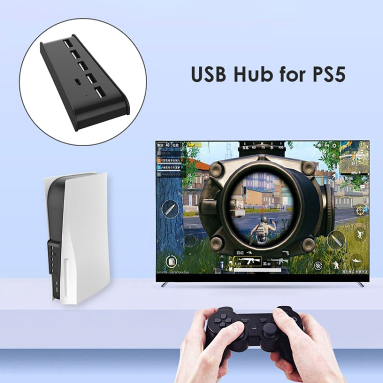KJH P5-008 6 in 1 USB Splitter Expander Hub Adapter For PS5 - free shipping - PMC TechLife - Order now!