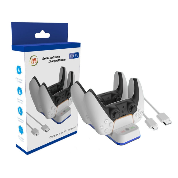 JYS P5116 Wireless Handle Dual Charging Station with Indicator Light For PS5 - Charger & Power by PMC TechLife | Online Shopping South Africa | PMC TechLife