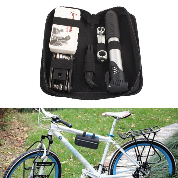 Bicycle Repair Tools Bike Tire Kit Bicycle Pump Puncture Repair Tool Bag - Maintenance tools by PMC TechLife | Online Shopping South Africa | PMC TechLife