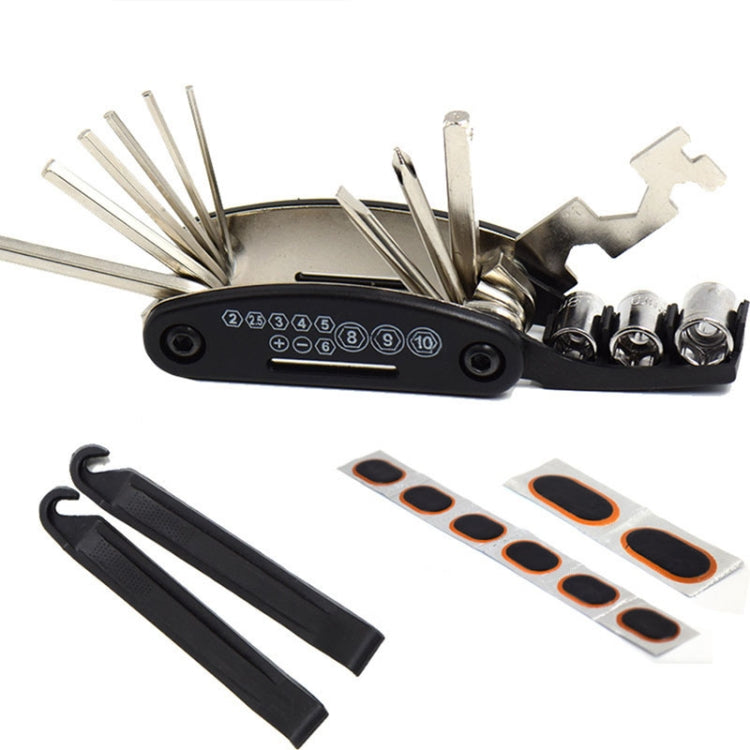 Bicycle Repair Tools Bike Tire Kit Bicycle Pump Puncture Repair Tool Bag - Maintenance tools by PMC TechLife | Online Shopping South Africa | PMC TechLife