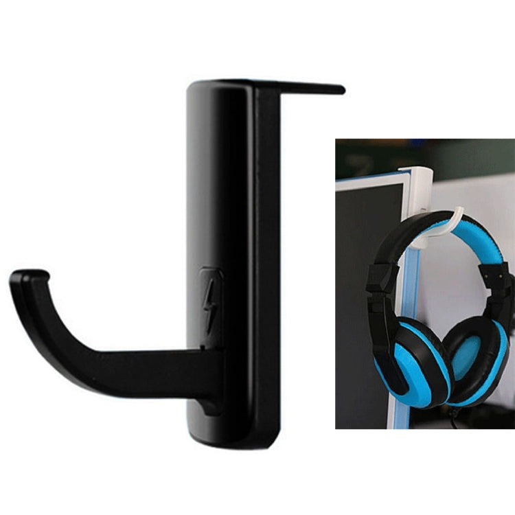 Universal Headphone Hanger PC Monitor Desk Headset Stand Holder Hook(Black) - Headset Stand by PMC TechLife | Online Shopping South Africa | PMC TechLife