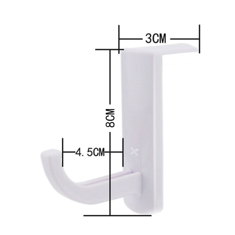 Universal Headphone Hanger PC Monitor Desk Headset Stand Holder Hook(Black) - Headset Stand by PMC TechLife | Online Shopping South Africa | PMC TechLife