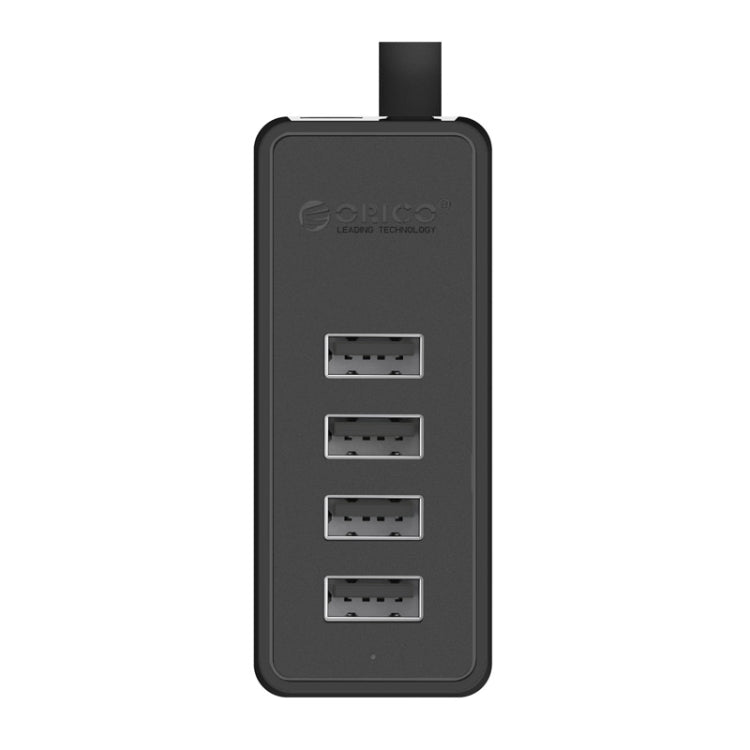 ORICO W5P-U2-100 USB 2.0 Desktop HUB with 100cm Micro USB Cable Power Supply(Black) - free shipping - PMC TechLife - Order now!
