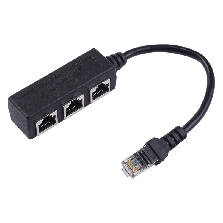 1 to 3 Socket LAN Ethernet Network RJ45 Plug Splitter Extender - Lan Cable and Tools by PMC TechLife | Online Shopping South Africa | PMC TechLife