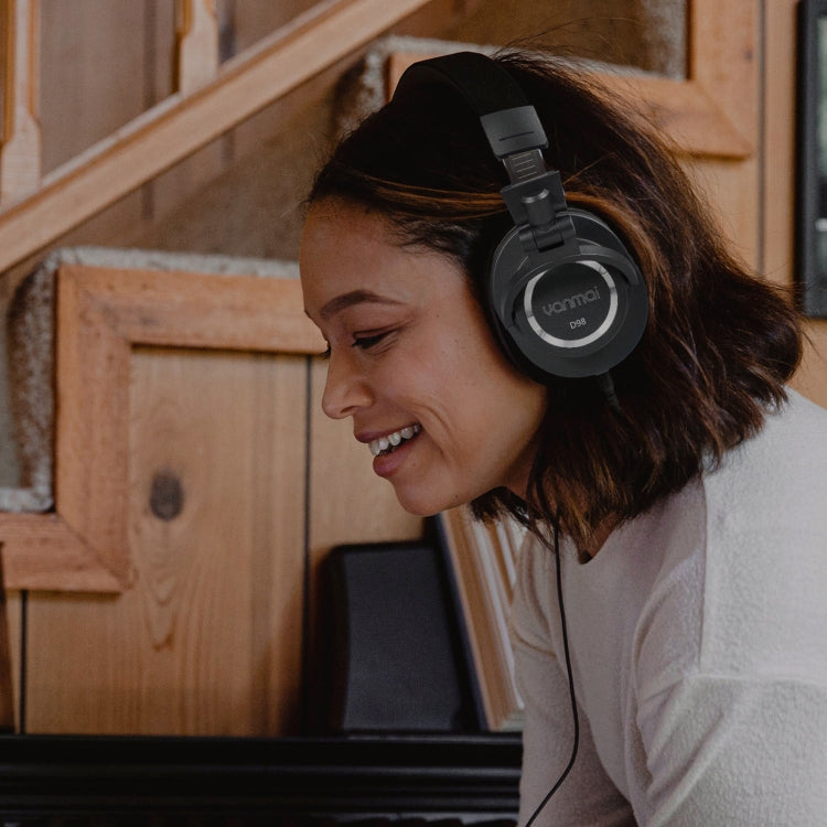 Yanmai D98 Professional Recording Monitor Headphone (Black) - free shipping - PMC TechLife - Order now!