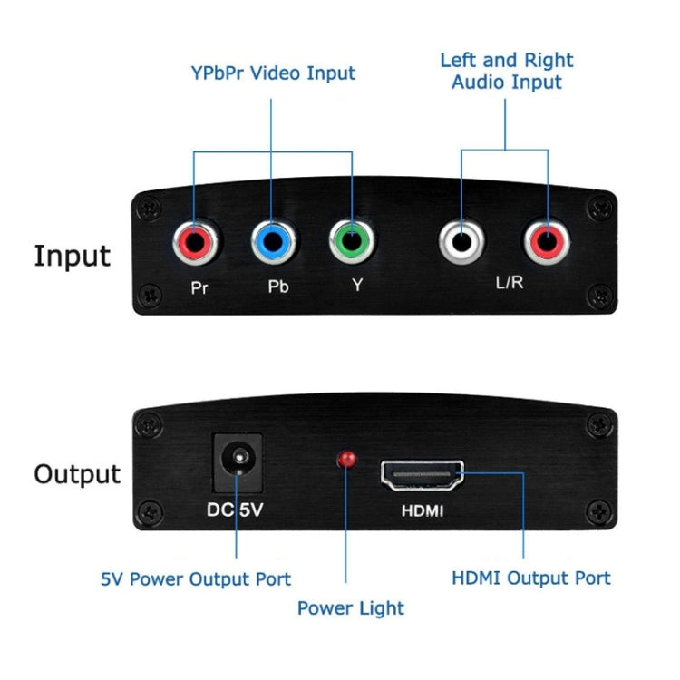 NK-P60 YPBPR to HDMI Converter - Converter by PMC TechLife | Online Shopping South Africa | PMC TechLife | Buy Now Pay Later Mobicred