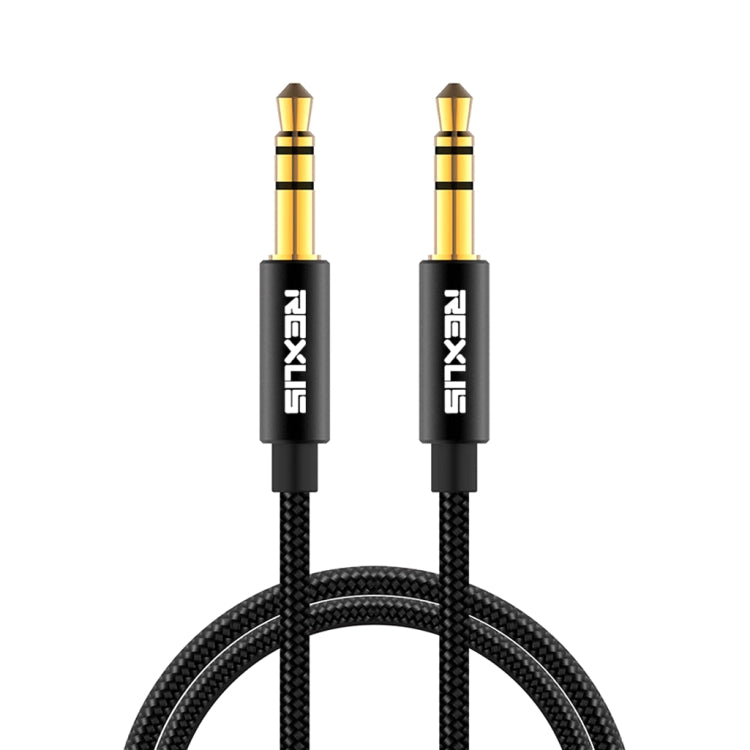 REXLIS 3629 3.5mm Male to Male Car Stereo Gold-plated Jack AUX Audio Cable for 3.5mm AUX Standard Digital Devices, Length: 1.8m - Aux Cable by REXLIS | Online Shopping South Africa | PMC TechLife | Buy Now Pay Later Mobicred