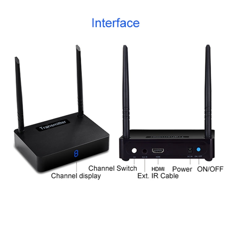Measy HD585 5.8GHz Wireless HD AV Sender with Infrared Return Function, Transmission Distance: 350m - free shipping - PMC TechLife - Order now!