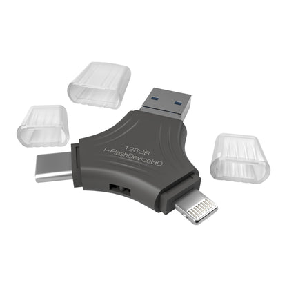 128G 4 In 1 USB Flash Device U Disk - USB Flash Drives by PMC Jewellery | Online Shopping South Africa | PMC Jewellery