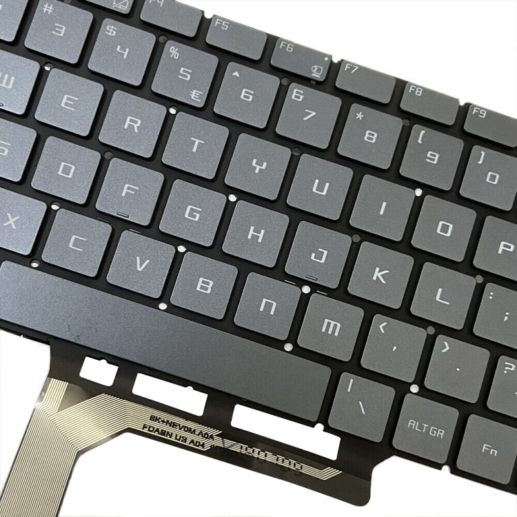 US Version Laptop Keyboard with Backlight for MSI GS65 / GS65VR / MS-16Q2 / Stealth 8SE /8SF / 8SG /Thin 8RE / Thin 8RF (Grey) - Replacement Keyboards by PMC TechLife | Online Shopping South Africa | PMC TechLife