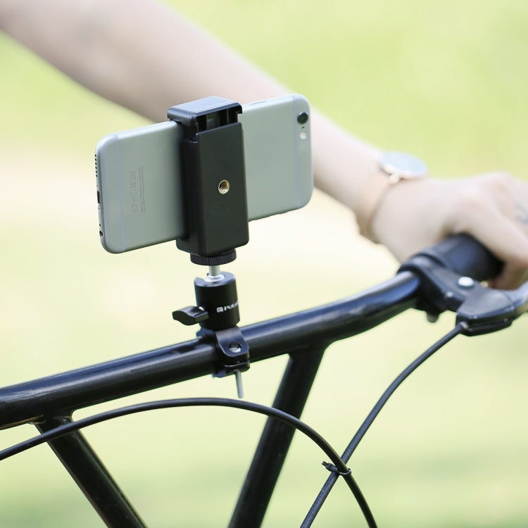 PULUZ Bike Aluminum Handlebar Tripod Ball Head Adapter Mount for GoPro HERO10 Black / HERO9 Black / HERO8 Black /7 /6 /5 /5 Session /4 Session /4 /3+ /3 /2 /1, DJI Osmo Action, Xiaoyi and Other Action Cameras - Stand by PULUZ | Online Shopping South Africa | PMC TechLife | Buy Now Pay Later Mobicred