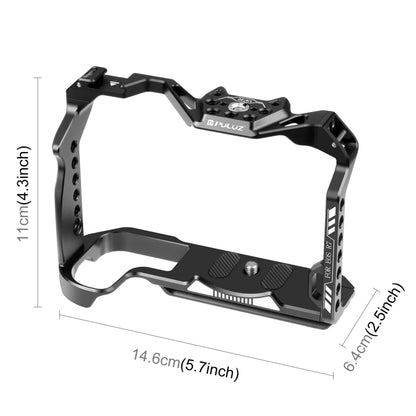 For Canon EOS R7 PULUZ Metal Camera Cage Stabilizer Rig(Black) - Camera Cage by PULUZ | Online Shopping South Africa | PMC Jewellery