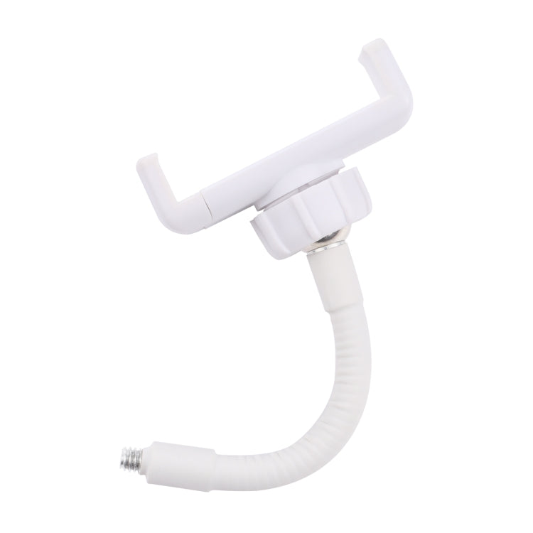 PULUZ Flexible Clip Mount Holder with Clamping Base (White) - Lazy Bracket by PULUZ | Online Shopping South Africa | PMC Jewellery