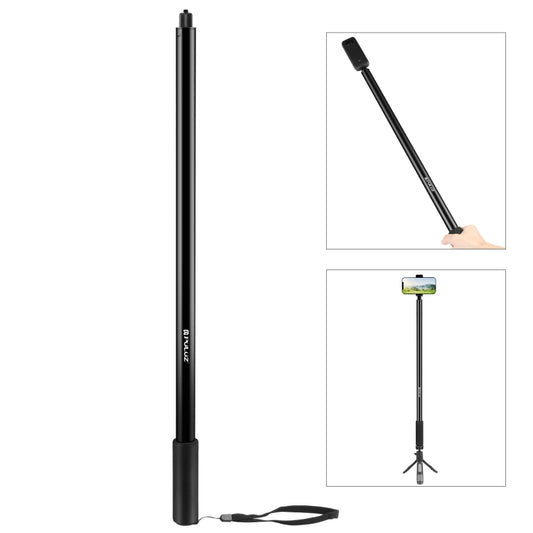 PULUZ 3m Metal Selfie Stick Monopod  for Insta360 One RS / X2 / X3 (Black) - Self Monopod Grip by PULUZ | Online Shopping South Africa | PMC Jewellery