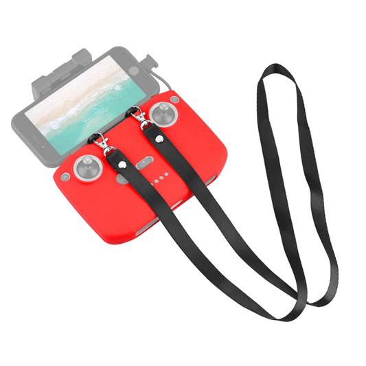 PULUZ Shockproof Anti-scratch Silicone Case with Neck Strap For DJI Mini 3 / 3 Pro / Mavic 3 / Air 2S / Mini 2 Remote Control(Red) - Cases & Bags by PULUZ | Online Shopping South Africa | PMC Jewellery | Buy Now Pay Later Mobicred