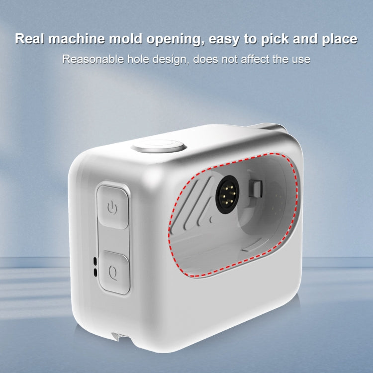 For Insta360 GO 3 PULUZ Camera Charging Case Silicone Case (White) - free shipping - PMC TechLife - Order now!