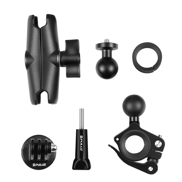 PULUZ Motorcycle O-Clip Quick Release Clamp Handlebar Fixed Mount Holder for GoPro and Other Action Cameras(Black) - free shipping - PMC TechLife - Order now!