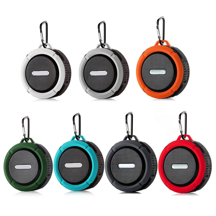 C6 Outdoor Waterproof Bluetooth Speaker with Suction, Support Hands-free Calling(Black) - Waterproof Speaker by PMC TechLife | Online Shopping South Africa | PMC TechLife