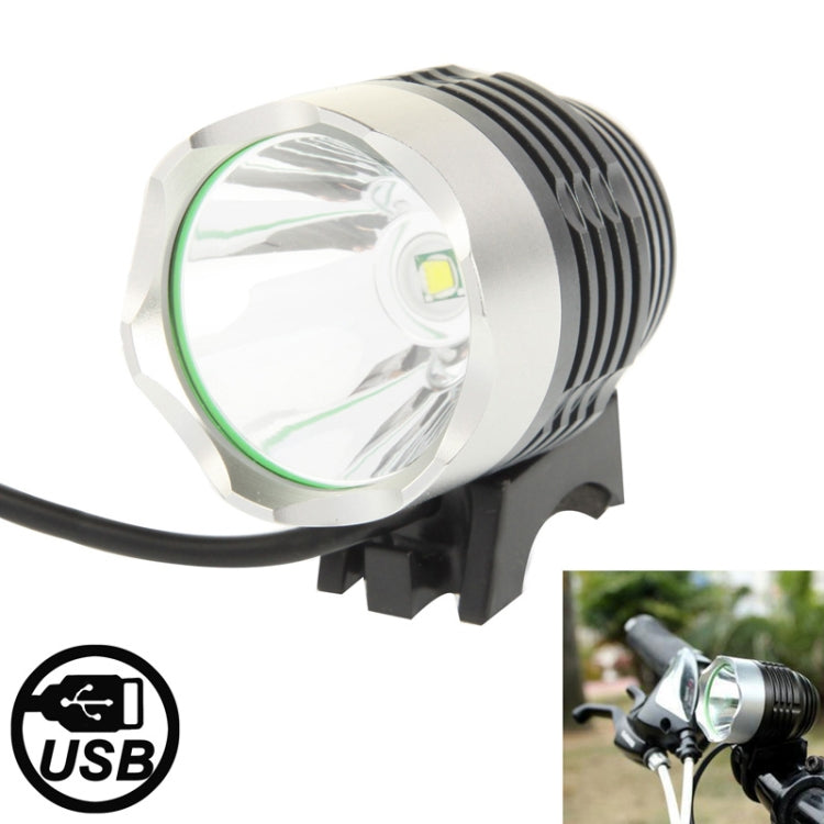 3 Modes USB XML T6 LED Headlamp / Bicycle Light, Luminous Flux: 900lm, Cable Length: 1.5m - free shipping - PMC TechLife - Order now!