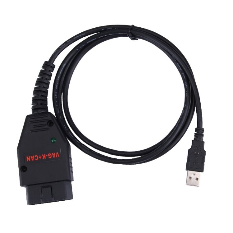 VAG K + CAN Commander Full 1.4 OBDII Diagnostic Tool for Audi / VW(Black) - Cables & Connectors by PMC TechLife | Online Shopping South Africa | PMC TechLife