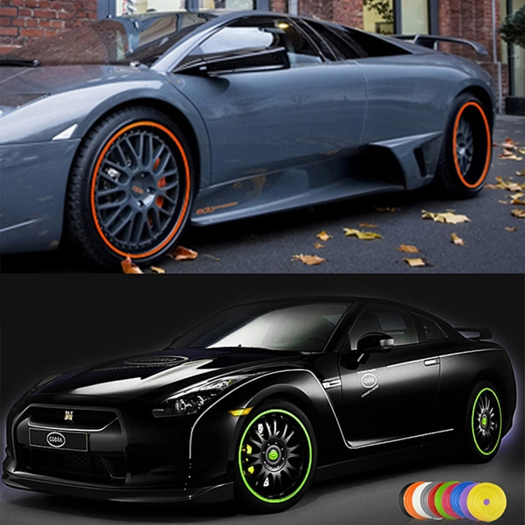 Universal Decorative Scratchproof Stickup 8M Flexible Car Wheel Hub TRIM Mouldings Decoration Strip(Black) - Decorative Strip by PMC TechLife | Online Shopping South Africa | PMC TechLife