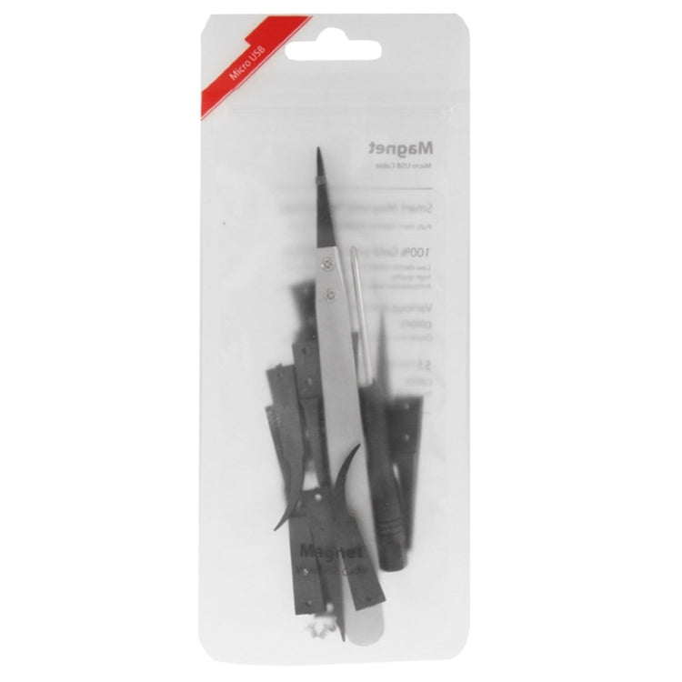 9 in 1 Replaceable Anti-Static Tweezers with Cross Screwdriver - Tweezers by VETUS | Online Shopping South Africa | PMC Jewellery | Buy Now Pay Later Mobicred