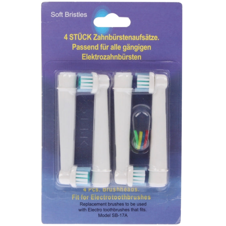 4 PCS Electric Toothbrush Heads Replacement Oral Health Care(White) - Replacement Brush Heads by PMC Jewellery | Online Shopping South Africa | PMC Jewellery