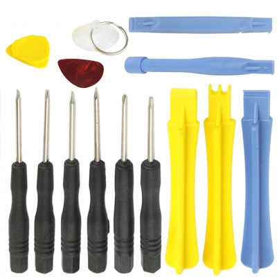 14 in 1 (Screwdrivers + Plastic Opening Tools) Professional Premium Precision Phone Disassembly Tool - Tool Kits by PMC TechLife | Online Shopping South Africa | PMC TechLife