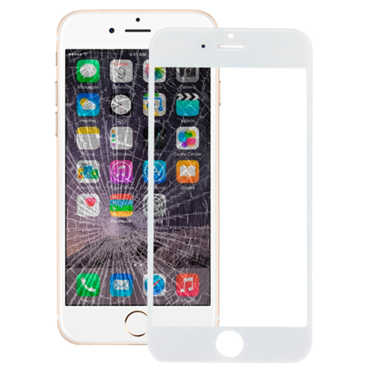 Front Screen Outer Glass Lens for iPhone 6(White) - iPhone 6/6 Plus Parts by PMC Jewellery | Online Shopping South Africa | PMC Jewellery