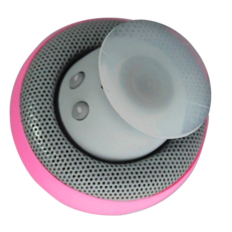 Mushroom Shape Bluetooth Speaker with Suction Holder(Pink) - Desktop Speaker by PMC Jewellery | Online Shopping South Africa | PMC Jewellery