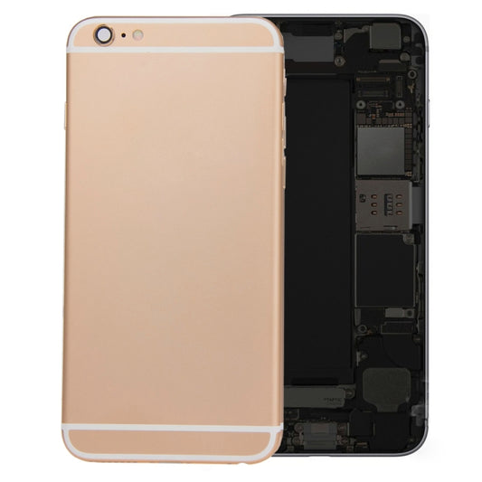 Battery Back Cover Assembly with Card Tray for iPhone 6s Plus(Gold) - iPhone 6S/6S Plus Parts by PMC Jewellery | Online Shopping South Africa | PMC Jewellery