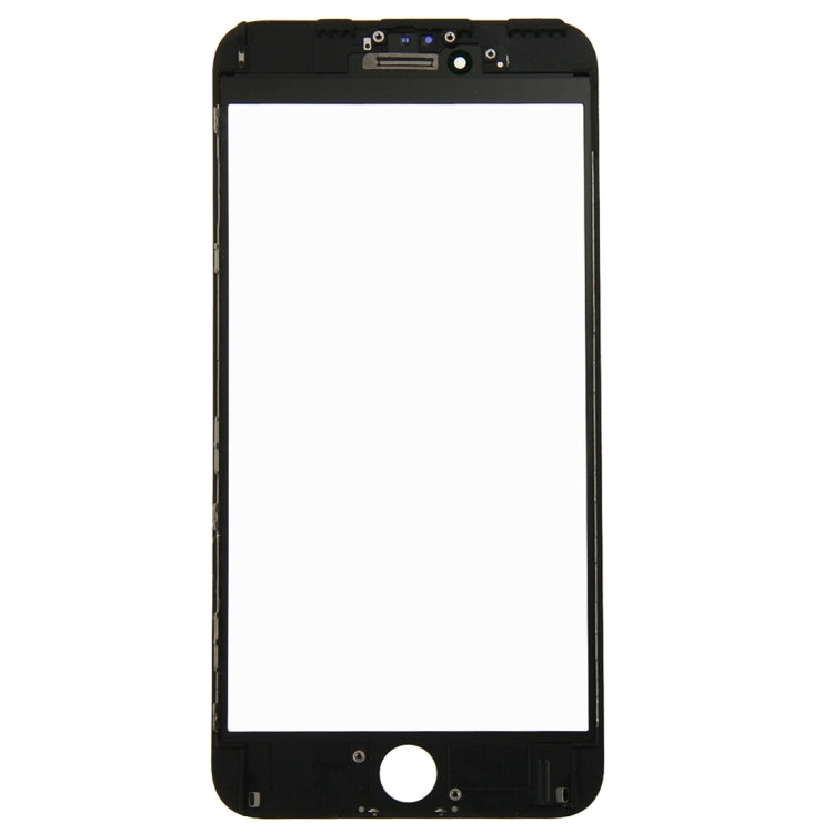 Front Screen Outer Glass Lens with Front LCD Screen Bezel Frame for iPhone 6 Plus(Black) - free shipping - PMC TechLife - Order now!