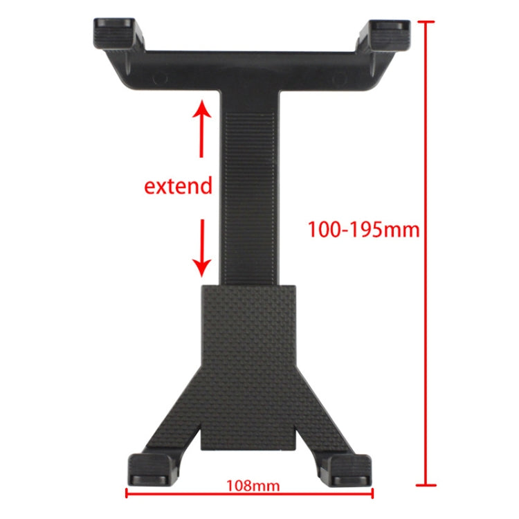 2 in 1 (Air Conditioning Vent Holder + Car Holder) for iPad, iPad mini, other Tab(Black) - Car Holders by PMC TechLife | Online Shopping South Africa | PMC TechLife