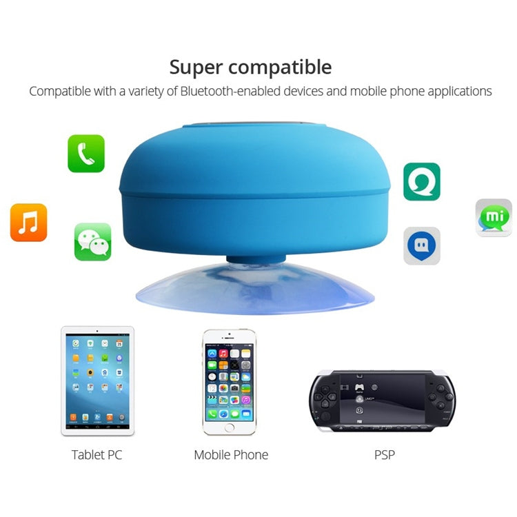 BTS-06 Mini Waterproof IPX4 Bluetooth V2.1 Speaker, Support Handfree Function(Green) - Waterproof Speaker by PMC TechLife | Online Shopping South Africa | PMC TechLife
