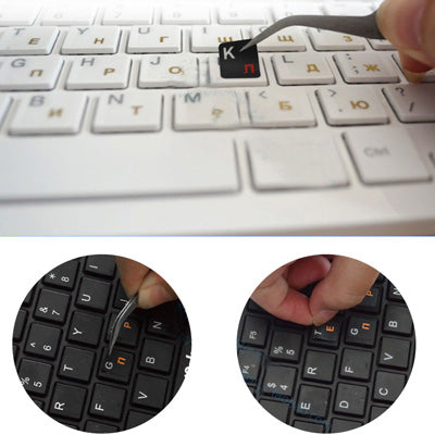 Russian Learning Keyboard Layout Sticker for Laptop / Desktop Computer Keyboard - Silicone / Sticker by PMC TechLife | Online Shopping South Africa | PMC TechLife